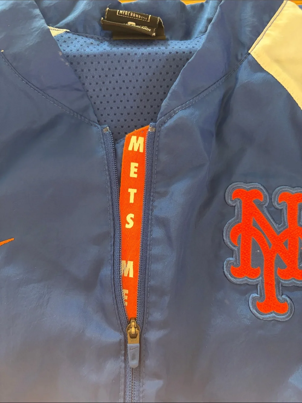 nike womens mets track jacket sz small - Picture 4 of 6
